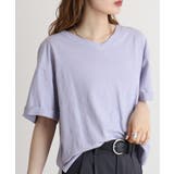 オーバーサイズVネックTee | atONE | 詳細画像43
