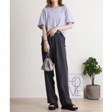 オーバーサイズVネックTee | atONE | 詳細画像44