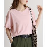 オーバーサイズVネックTee | atONE | 詳細画像47