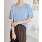 オーバーサイズVネックTee | atONE | 詳細画像52