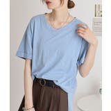 オーバーサイズVネックTee | atONE | 詳細画像53