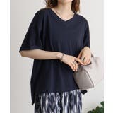 オーバーサイズVネックTee | atONE | 詳細画像6