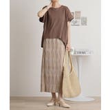 オーバーサイズポケット付きUネックTee | atONE | 詳細画像19