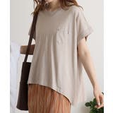 オーバーサイズポケット付きUネックTee | atONE | 詳細画像23