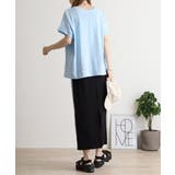 オーバーサイズポケット付きUネックTee | atONE | 詳細画像35