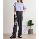 オーバーサイズポケット付きUネックTee | atONE | 詳細画像39