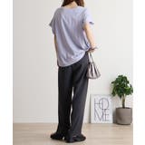 オーバーサイズポケット付きUネックTee | atONE | 詳細画像40