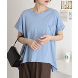 オーバーサイズポケット付きUネックTee | atONE | 詳細画像48