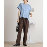 オーバーサイズポケット付きUネックTee | atONE | 詳細画像49