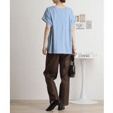 オーバーサイズポケット付きUネックTee | atONE | 詳細画像50