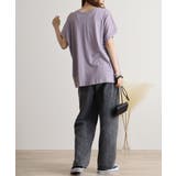 オーバーサイズポケット付きUネックTee | atONE | 詳細画像55