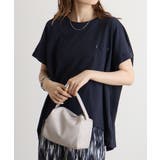 オーバーサイズポケット付きUネックTee | atONE | 詳細画像7