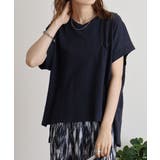 オーバーサイズポケット付きVネックTee | atONE | 詳細画像6
