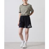 ミニ裏毛ワンポイントプリントショートパンツ | atONE | 詳細画像9