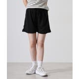 ミニ裏毛サイドロゴショートパンツ | atONE | 詳細画像1