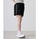 ミニ裏毛サイドロゴショートパンツ | atONE | 詳細画像2