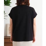 チュニック丈刺繍ロゴモックネックTシャツ | atONE | 詳細画像11 