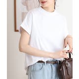 チュニック丈刺繍ロゴモックネックTシャツ | atONE | 詳細画像2 