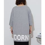 裾前後ロゴプリントウルトラBIGサイズTシャツ | atONE | 詳細画像21