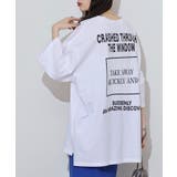 前後ロゴプリントウルトラBIGサイズTシャツ | atONE | 詳細画像4