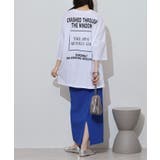 前後ロゴプリントウルトラBIGサイズTシャツ | atONE | 詳細画像6