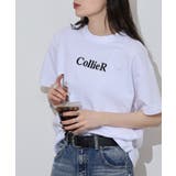 ホワイト | 胸元刺繍ロゴBACKロゴプリントヘビーウェイトTシャツ | atONE