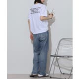 胸元刺繍ロゴBACKロゴプリントヘビーウェイトTシャツ | atONE | 詳細画像6 