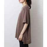 刺繍ロゴ＋バックプリントビッグシルエットTシャツ | atONE | 詳細画像18 