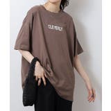 刺繍ロゴ＋バックプリントビッグシルエットTシャツ | atONE | 詳細画像7 