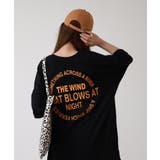 ロゴ刺繍バックロゴプリントオーバーサイズTシャツ | atONE | 詳細画像4 