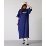 ロゴ刺繍バックロゴプリントオーバーサイズ | atONE | 詳細画像7