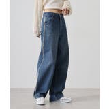 デニムサイドフリンジカーブパンツ | atONE | 詳細画像8