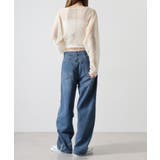 デニムサイドフリンジカーブパンツ | atONE | 詳細画像10