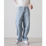 デニムサイドフリンジカーブパンツ | atONE | 詳細画像13