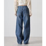 デニムサイドフリンジカーブパンツ | atONE | 詳細画像18