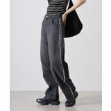 デニムサイドフリンジカーブパンツ | atONE | 詳細画像2