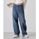 デニムサイドフリンジカーブパンツ | atONE | 詳細画像7