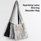 きらきらラメシャーリングショルダーバッグ | atONE | 詳細画像1