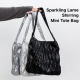 きらきらラメシャーリングミニトートバッグ | atONE | 詳細画像1