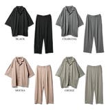 高撥水 男女兼用オープンカラーシャツ上下 | atONE | 詳細画像6