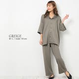 グレージュ | 高撥水 男女兼用オープンカラーシャツ上下 | atONE