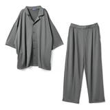 高撥水 男女兼用オープンカラーシャツ上下 | atONE | 詳細画像3