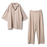 高撥水 男女兼用オープンカラーシャツ上下 | atONE | 詳細画像4