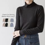 ブラック02 | カットシャーリングメロークルーネックT | atONE