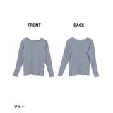 カットシャーリングメロークルーネックT | atONE | 詳細画像36 