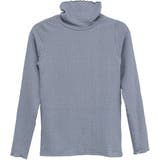 ブルー02 | カットシャーリングメロークルーネックT | atONE