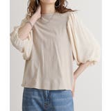 GRAYGE | 袖口ボリューム布帛切替プルオーバー | atONE