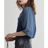 袖口ボリューム布帛切替プルオーバー | atONE | 詳細画像18 