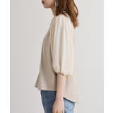 袖口ボリューム布帛切替プルオーバー | atONE | 詳細画像28 