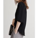 袖口ボリューム布帛切替プルオーバー | atONE | 詳細画像3 